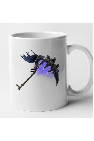 OEM Cană albă personalizată Fortnite - Târnăcop cu Cioc de Fier, Inovatix®. 330 ml