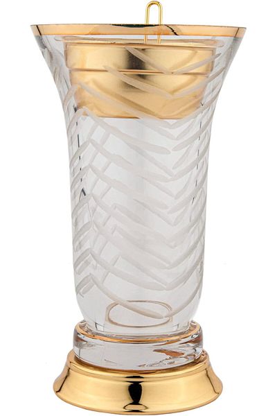 Generic Al Saif Glass Incense Burner, 11 cm x 19.5 cm Size, Transparent