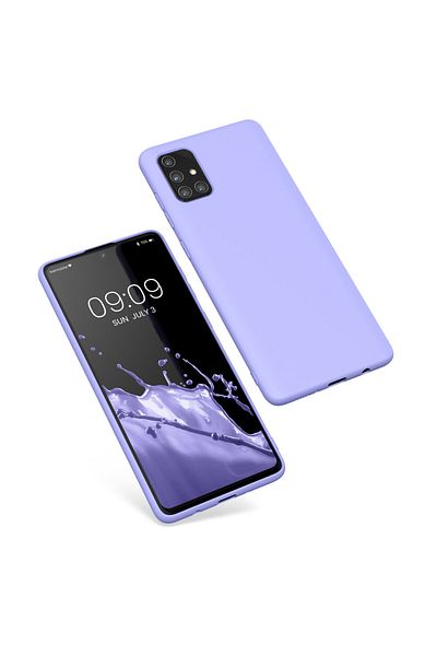 KWmobile Carcasă pentru Samsung Galaxy A71, silicon, albastră, 57562.108