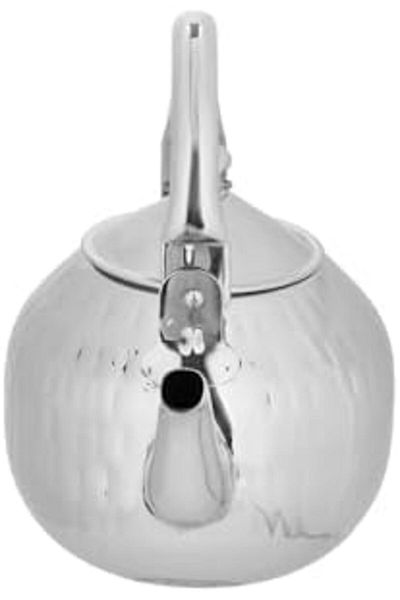 ALSAIF 2.3L Saif Teapot, durable and elegant, ideal for serving tea and other teas. Silver color.