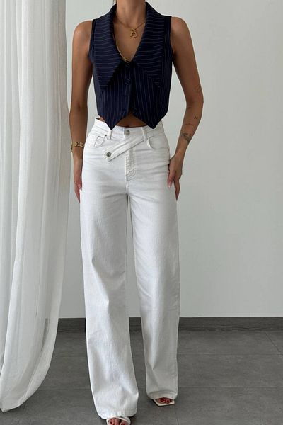 Joana Blugi Regular Fit Albi Elowyn