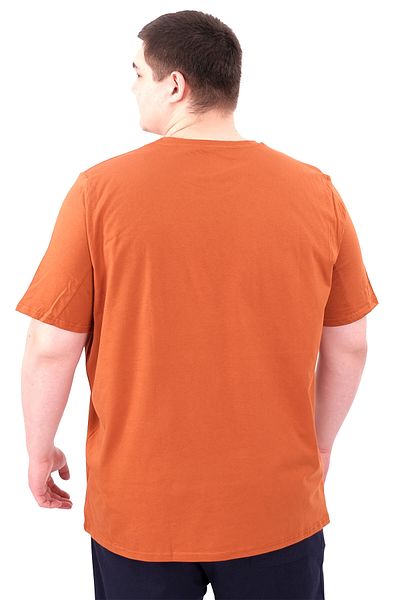 ModeXL Men's T-Shirt Large Sizes - Mode XL - Crew Neck Cinnamon U25027