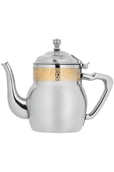 ALSAIF Practical 24 oz teapot from Saif, heat-resistant, gold color