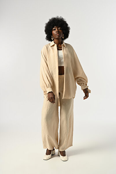 Orfeo Negro ΓΥΝΑΙΚΕΙΑ ΜΑΝΙΚΙΑ ΚΟΡΔΕΣ ΛΕΠΤΟΜΕΡΗ ΖΑΡΜΠΑΝΙ ΥΦΑΣΜΑ ΜΟΝΟΧΡΩΜΑ ΠΑΝΤΑ ΜΕΓΕΘΟΣ ΠΟΥΚΑΜΙΣΟ