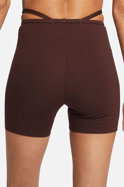 Nike Everyday Modern Women's Tights 5 inch Biker Shorts - Brown