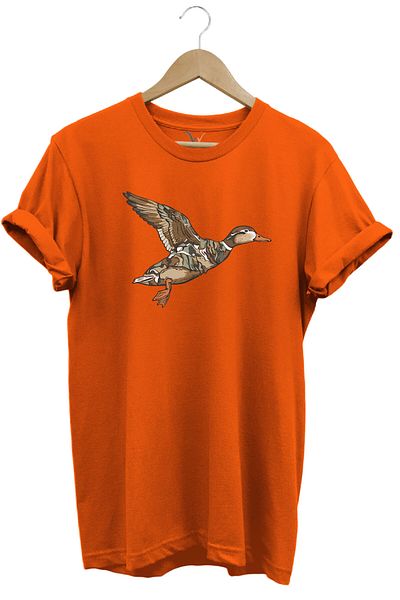 WİDİ Hunting T-Shirt - Camouflage Pattern, 100% Cotton Regular Fit