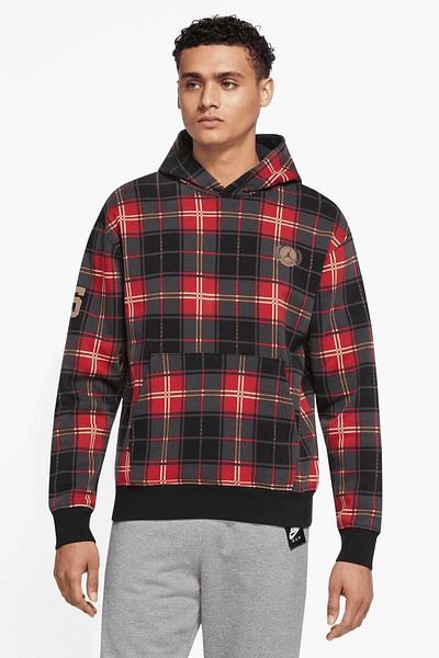 Nike Jordan Essential Унисекс черен суитшърт с качулка - Празничен