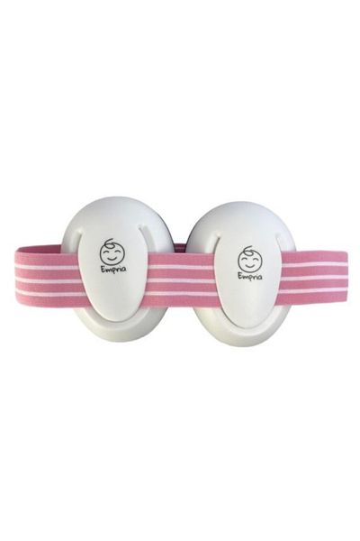 Empria Baby Earmuffs, Baby Ear Protection, With Pink Elastic Band, Baby Earmuffs