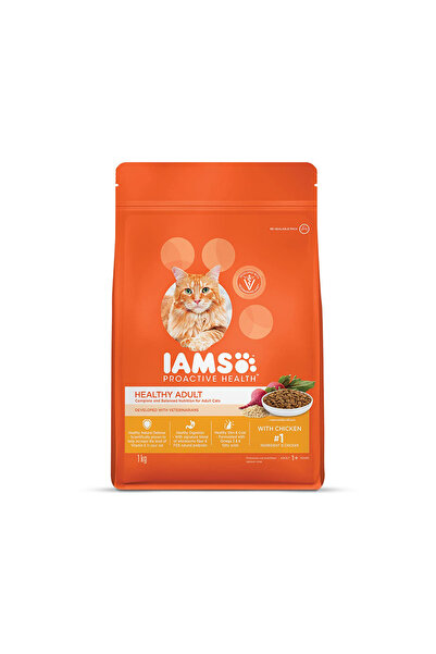 Iams قطط بالغة مع دجاج 1 كجم