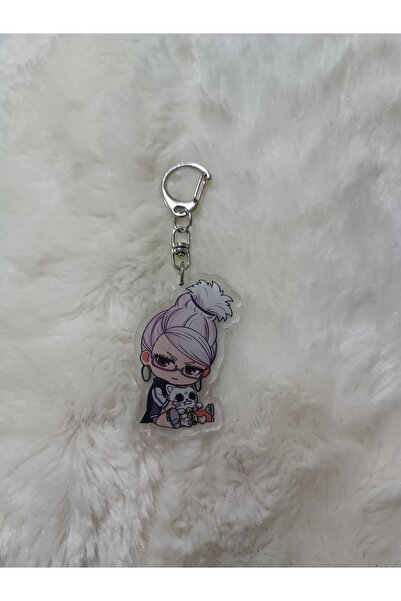 mertfigur Dandadan Ken Momo Acrylic Keychain Bag Ornament (4-5 cm)