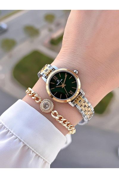 Daniel Klein Steel Cord 2 Years Warranty 3 Atm Water Resistant+Wristband Women Wrist Bfg.13779.7
