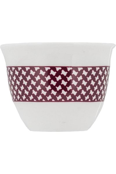 Generic ALSAIF Rasi 12-Pieces Arabian Coffee Cup Set,porcelain, ideal for serving coffee at various events,