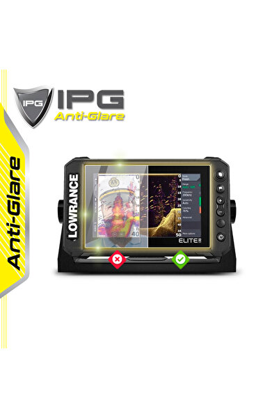 Ipg Lowrance Elite FS 9 FishFinder - IPG Anti-Glare Yansıma Önleyici Mat Ekra...
