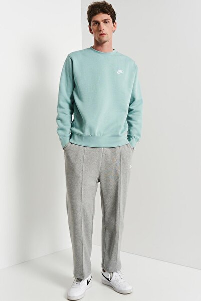 Nike Sportswear Crew Sweat Cotton Pamuklu Sweatshirt Su Yeşili