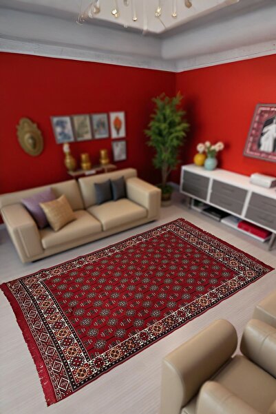 mdhomecarpet Türkiye Şark Köşesi Halısı - Otantik Kilim Desenli, Doğal Dokulu...