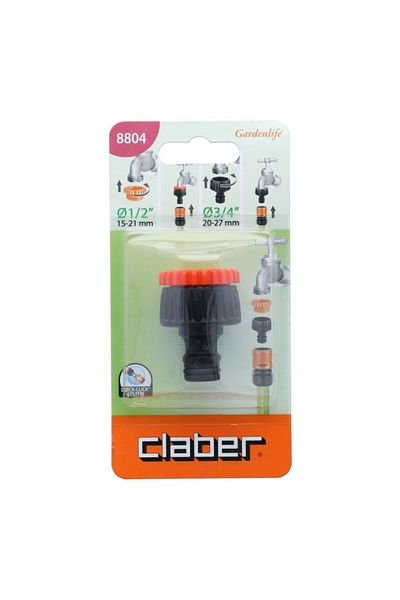 CLABER 3/4-1/2inch Tap Hose Connector