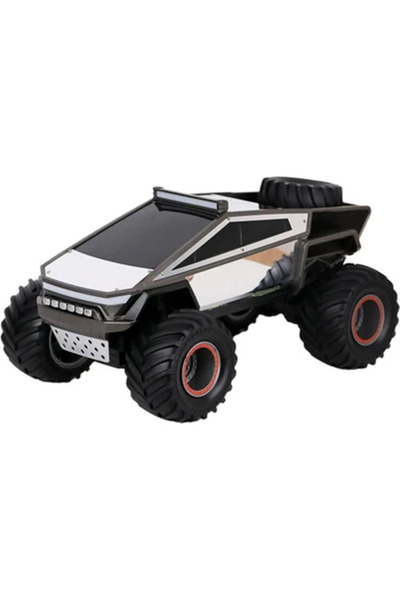 Shem uzaktan kumandalı ışıklı sesli şarjlı metal kaplama Monster Pick Up Cybe...