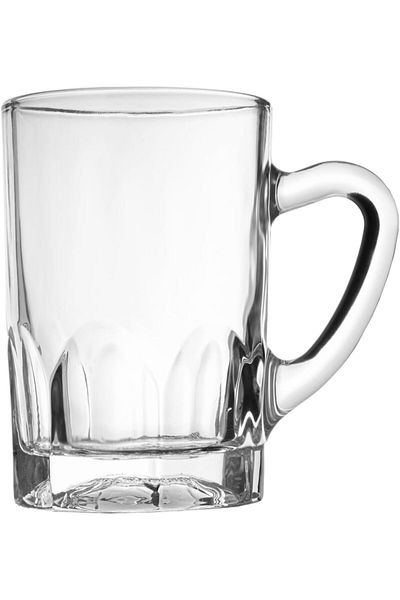 ALSAIF 6-pieces Glass Tea Cup Set: Transparent Design Allows You To Clearly See The Tea Color, 100ml