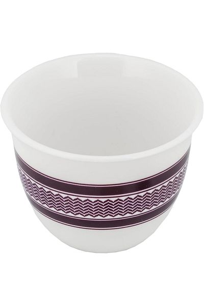 Generic ALSAIF Rasi 12-Pieces Arabian Coffee Cup Set,porcelain, ideal for serving coffee at various events,