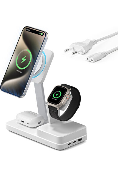 ESR 100W 6 In 1 Şarj Standı Magsafe ve Cryoboost - Beyaz