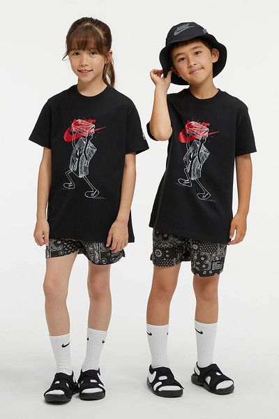 Nike Sunray Adjust 6 - Unisex Black Banded Velcro Children's Sandals