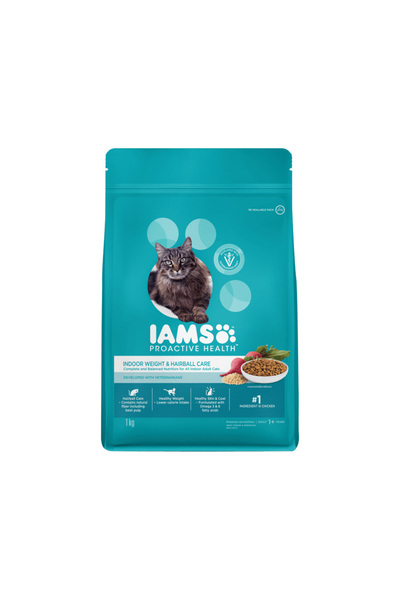 Iams Cat Ph Indoor Weight And Hairball 1Kg