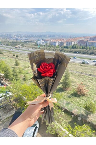 Yıldızköşesi Solmayan Gül Buketi Tekli Buket Yapay Buket Çiçek Buketi Sevgili...