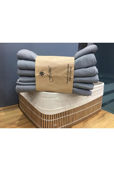 Fame Home Kitchen Drying Cloth German Napkin Torşon 55 X 65 cm Set of 6 100% Cotton