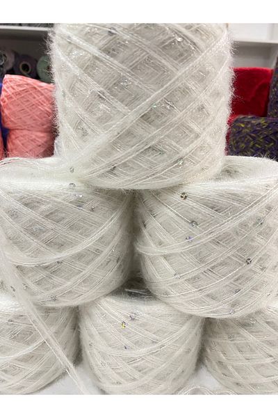 göçer Moher Acrylic Twin – White-Light Silver Flake Field 600 g