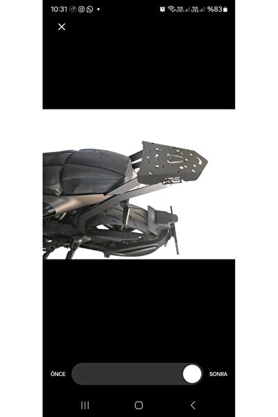 Ars Husqvarna Svartpilen 250 ÇANTA TAŞIMA DEMİRİ