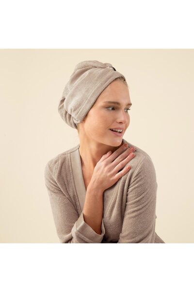 Chakra Solid Sac Bonesı Koyu Bej