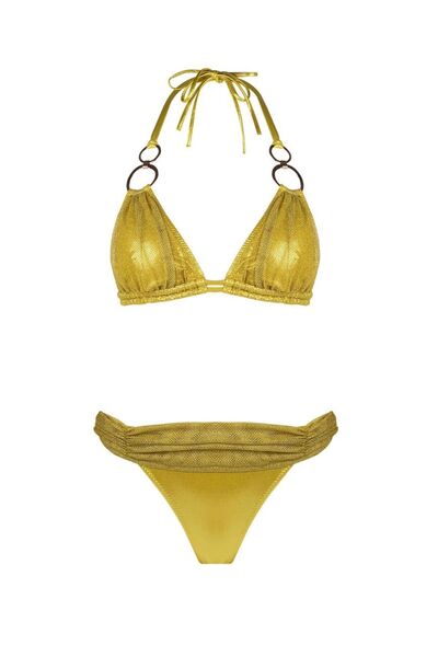 AYYILDIZ 5616 Bright Yellow Bikini Set