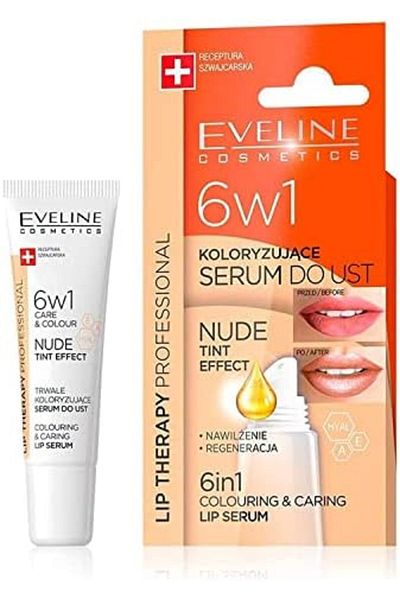 Eveline Cosmetics EVELINE lip THERAPY 6IN1 CARE&COLOUR TINT NUDE(1098)