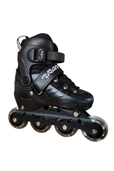 CANSPORT Konsep Can Sport Full Black Lighted Adjustable Training Skating and Protection Set