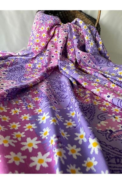 BURSA KUMAŞTAN Colorful Cotton Viscose Dress Combination: Skort, Etmek, Blazer, Regalek