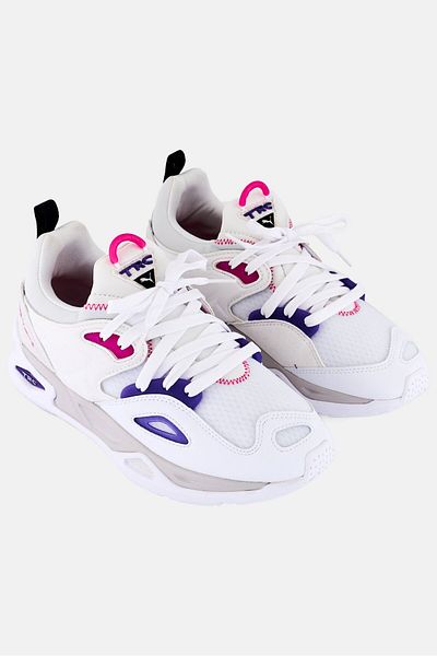 Puma Women TRC Blaze Tech Lace Up Sports Shoes, White