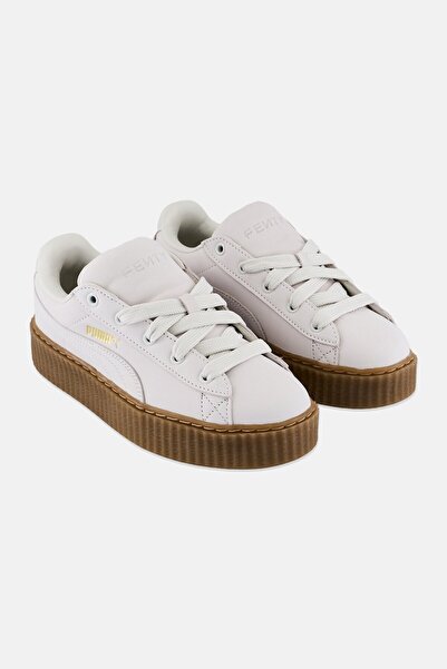 Puma Puma X Fenty Men Creeper Phatty Nubuck Lace Up Outdoor Shoes, White