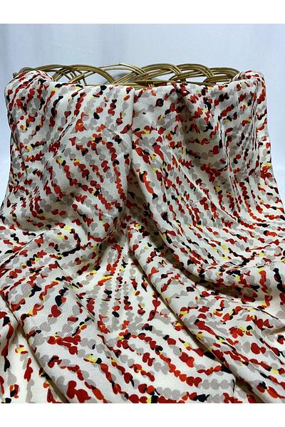 BURSA KUMAŞTAN Colorful Cotton Viscose Dress Combination: Skort, Etmek, Blazer, Regalek