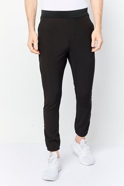 Mister Men Slim Fit Training Track Pants, Black