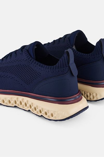 Algspar Men Lace Up Outdoor Shoes, Navy