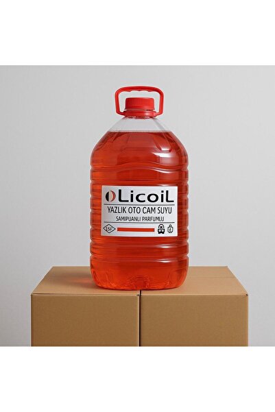 LİCOİL Licoil Yazlık Şampuanlı&Parfümlü Oto Cam Suyu 5 Litre
