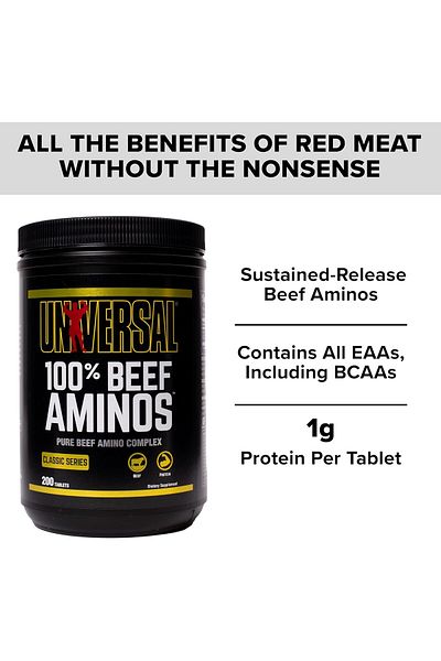 Animal 100% Beef Aminos 200 tablets