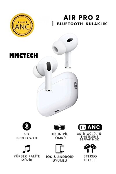 Mmctech Pro 2.nesil Bluetooh Kablosuz Kulaklık Anc Modlu Tüm Özellikleri Akti...