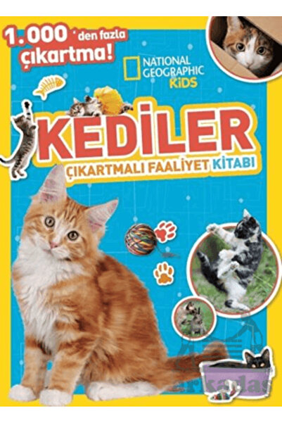 Beta Kids Yayınları كتاب أنشطة القطط للأطفال من ناتي*نال جيوغرافي*فيك مع ملصقات