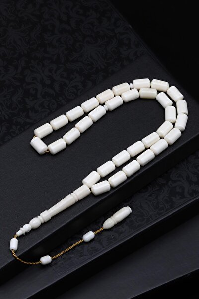 Alibaba Doğaltaş Bone Tasbih 7 x 12 mm Capsula tăiată