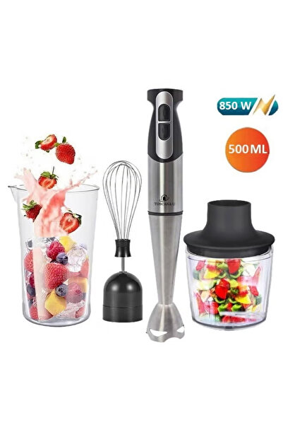 TOSCANA U 2 in 1 Set of 850W 500ml Multifunctional Portable Electric Blender, 7 in 1 850W Sandwich Maker