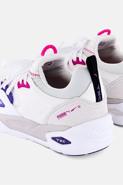 Puma Women TRC Blaze Tech Lace Up Sports Shoes, White