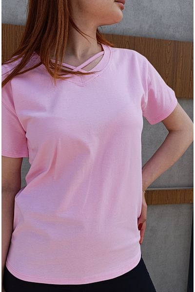siyalife Tricou de damă cu decolteu în V, cu croială relaxată