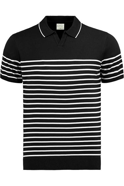 ANTHONY JACKSON Premium Men's Knitwear Polo T-Shirt Emiliano