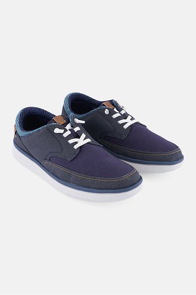 CLARKS Men Standard Cantal Low Lace Up Casual Shoes, Navy